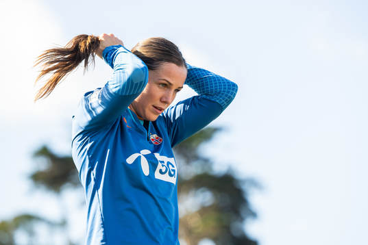 Tuva Hansen of the Norwegian women’s national football