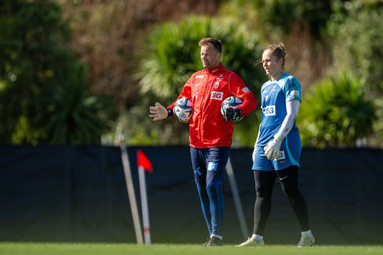 Jon Knudsen, goalkeeper coach of the Norwegian women’s
