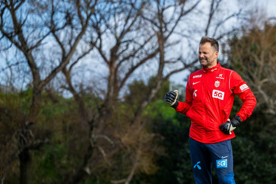 Jon Knudsen, goalkeeper coach of the Norwegian women’s