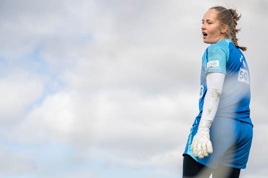 Goalkeeper Aurora Mikalsen of the Norwegian women’s