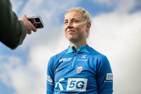 Sophie Román Haug of the Norwegian women’s national