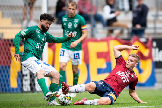 Brages Jonathan Syberg Tamimi och Örgrytes Isak Dahlqvist
