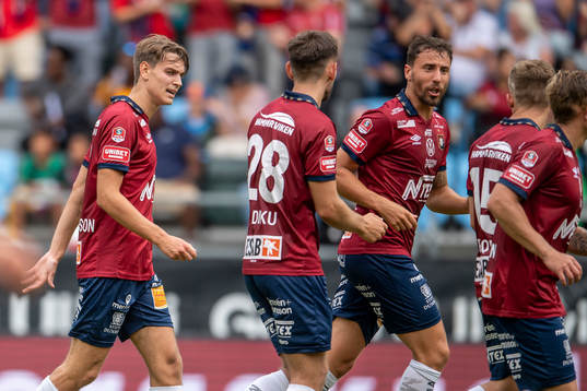 Örgrytes spelare jublar