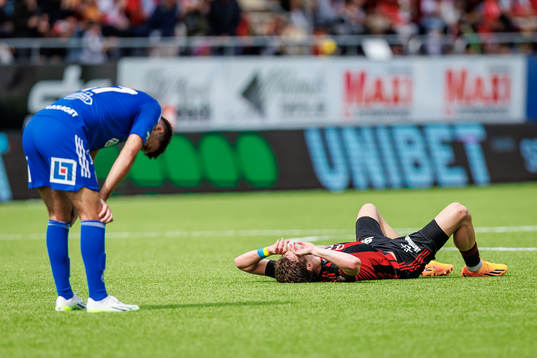 Östersunds Myroslav Mazur deppar