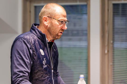 Halmstads tränare Magnus Haglund