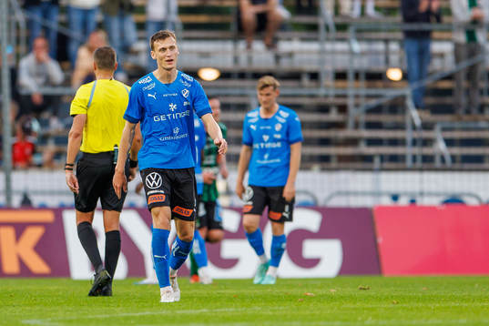 Halmstads Viktor Granath deppar