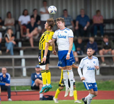 IFK Hässleholms Isaac Holmberg I matchen i div. 2