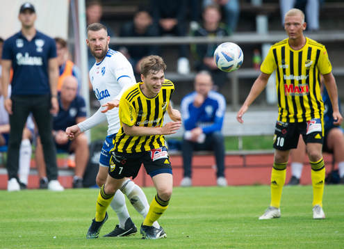 IFK Hässleholms Edvin Nilsson I matchen i div. 2 mellanIFK