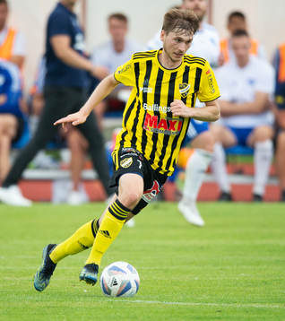 IFK Hässleholms Edvin Nilsson I matchen i div. 2 mellanIFK