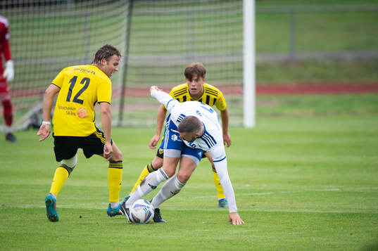 IFK Hässleholms Isaac Holmberg och Jussi Tikkanen I