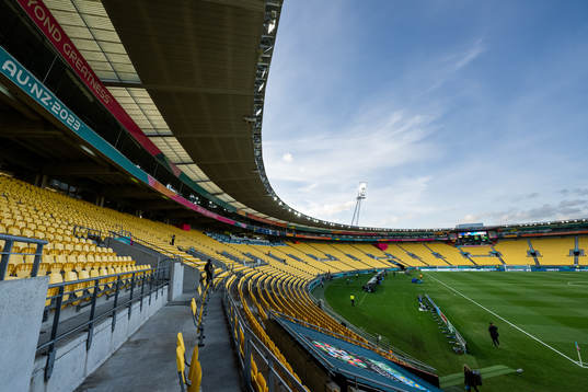 General view of Wellington Regional Stadium
