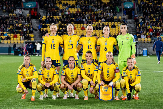 Fridolina Rolfö, Amanda Ilestedt, Stina Blackstenius,