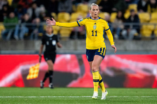 Stina Blackstenius of Sweden