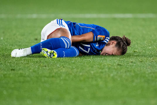 Lisa Boattin of Italy in pain