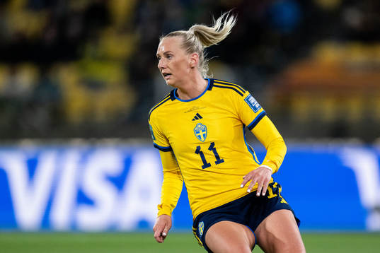 Stina Blackstenius of Sweden