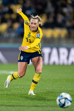 Stina Blackstenius of Sweden