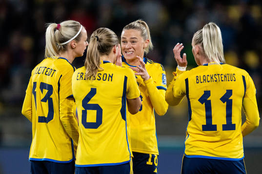 Amanda Ilestedt, Magdalena Eriksson, Fridolina Rolfö and