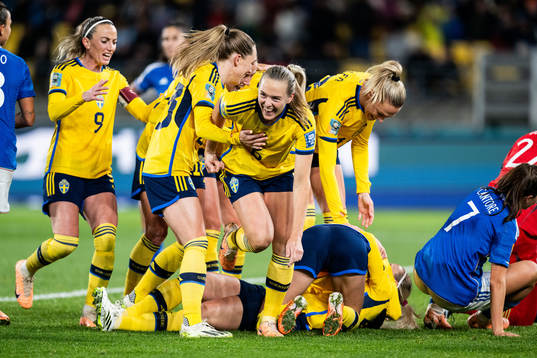 Kosovare Asllani, Elin Rubensson, Magdalena Eriksson,