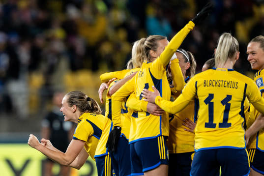 Magdalena Eriksson of Sweden celebrates