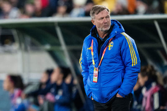 Head coach Peter Gerhardsson of Sweden