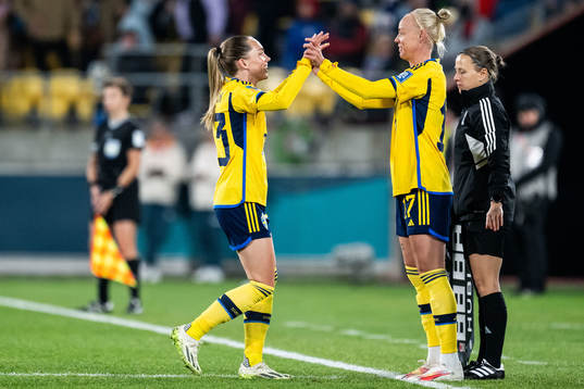 Elin Rubensson is substituted by Caroline Seger of Sweden