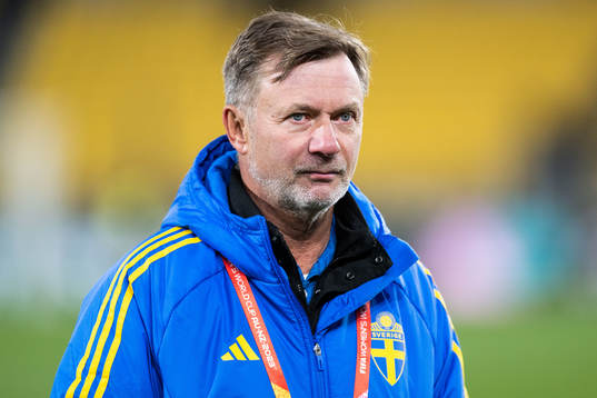 Head coach Peter Gerhardsson of Sweden