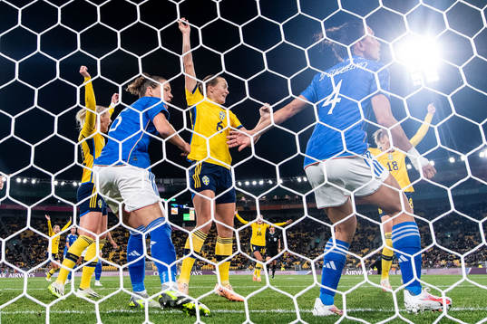Magdalena Eriksson of Sweden celebrates