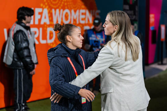 Lisa Boattin of Italy and Linda Sembrant of Sweden