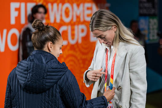 Lisa Boattin of Italy and Linda Sembrant of Sweden