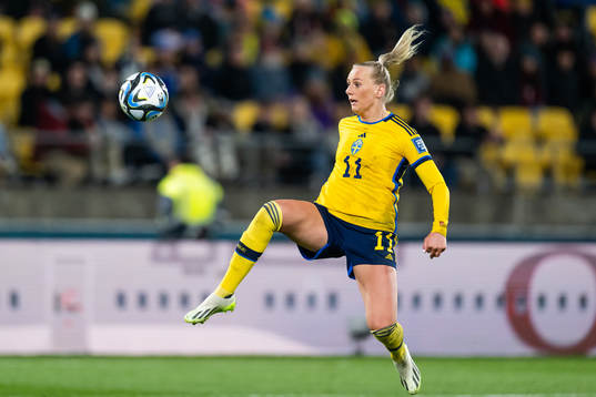 Stina Blackstenius of Sweden