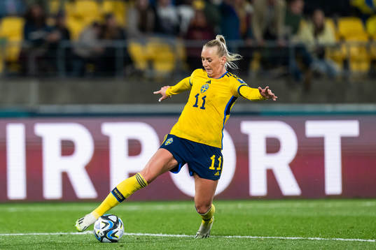 Stina Blackstenius of Sweden