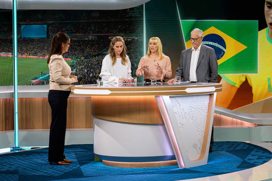 Suzanne Sjögren, Lisa Dahlkvist, Johanna Frisk, och Lars