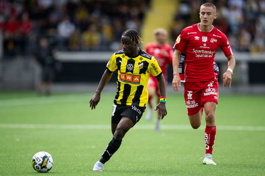 Häckens Ibrahim Sadiq och Elfsborgs Gustaf Lagerbielke