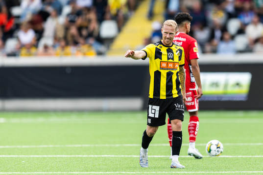 Häckens Mikkel Rygaard Jensen jublar