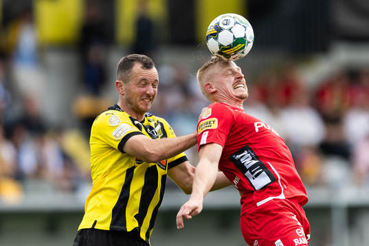 Häckens Even Hovland och Elfsborgs Per Frick
