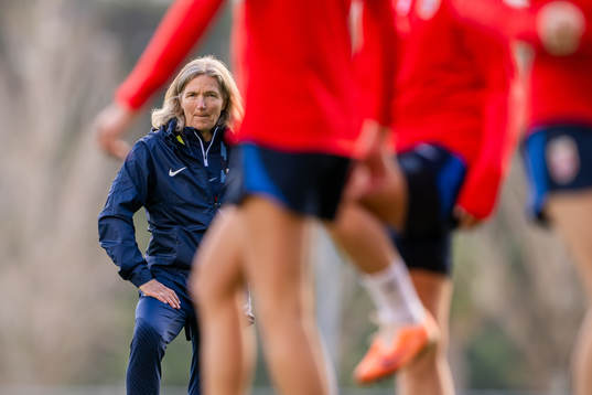 Hege Riise, head coach of the Norwegian women’s national