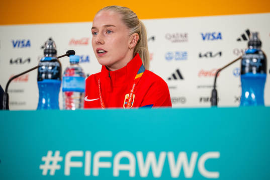 Thea Bjelde of the Norwegian women’s national football