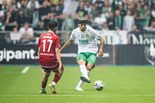 IFK Norrköpings Laorent Shabani och Hammarbys Edvin