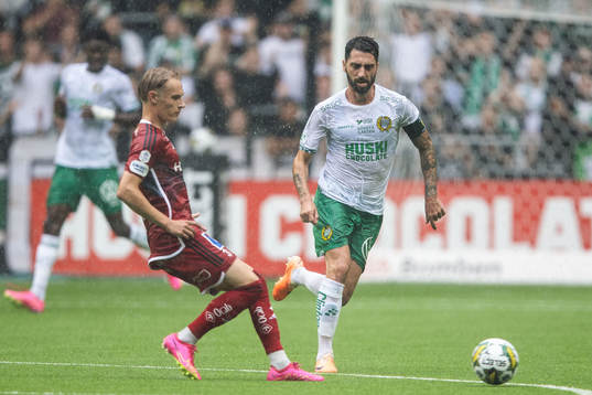 IFK Norrköpings Marcus Baggesen och Hammarbys Nahir Besara