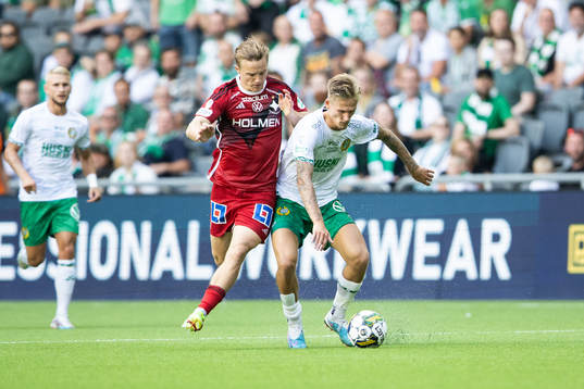 IFK Norrköpings Jacob Ortmark och Hammarbys Fredrik Hammar