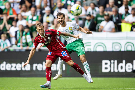 IFK Norrköpings Marco Lund Nielsen och Hammarbys Adi Nalic