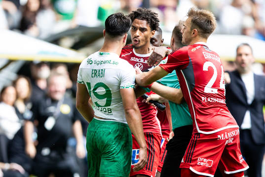 IFK Norrköpings Jesper Ceesay och Hammarbys Jusef Erabi