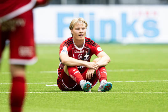 IFK Norrköpings Andri Lucas Gudjohnsen deppar