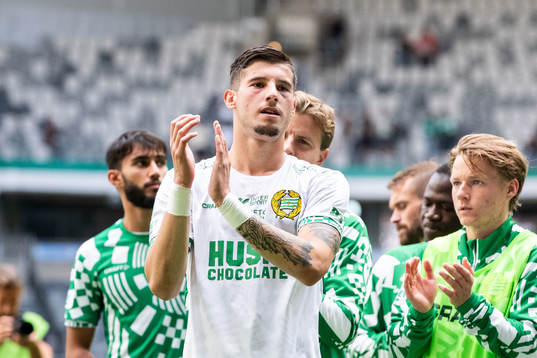 Hammarbys Viktor Djukanovic jublar
