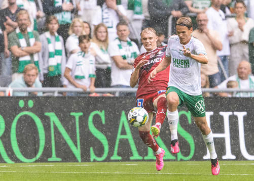 IFK Norrköpings Marcus Baggesen och Hammarbys Markus
