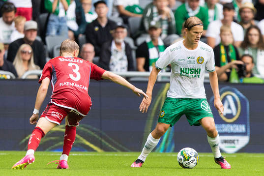 IFK Norrköpings Marcus Baggesen och Hammarbys Markus