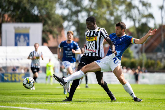 Landskronas Ousmane Diawara och Trelleborgs Mattias