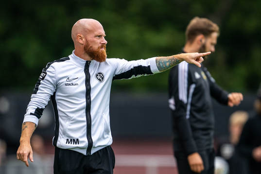Landskronas tränare Max Mölder