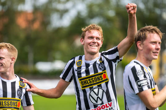 Landskronas Melker Jonsson jublar