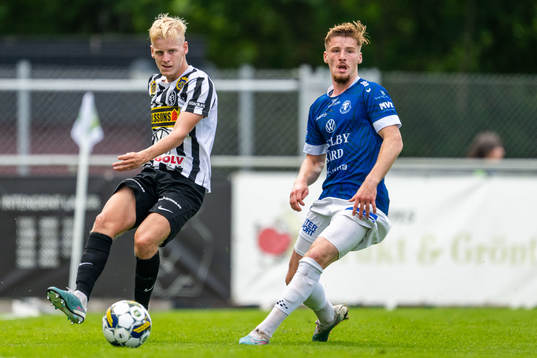 Landskronas Emil Lindman och Trelleborgs Markus Björkqvist